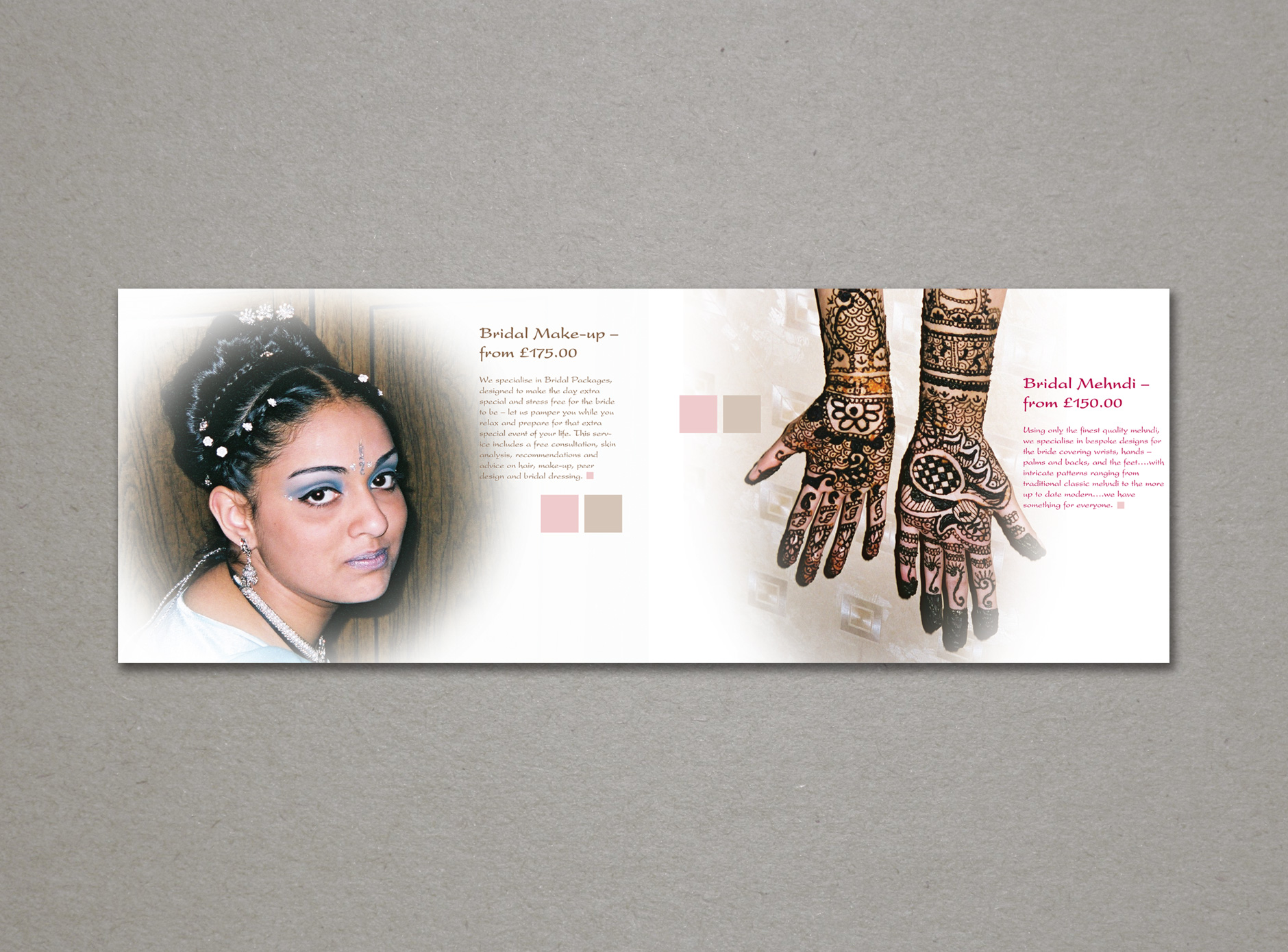 OM Bridal & Beauty design for print